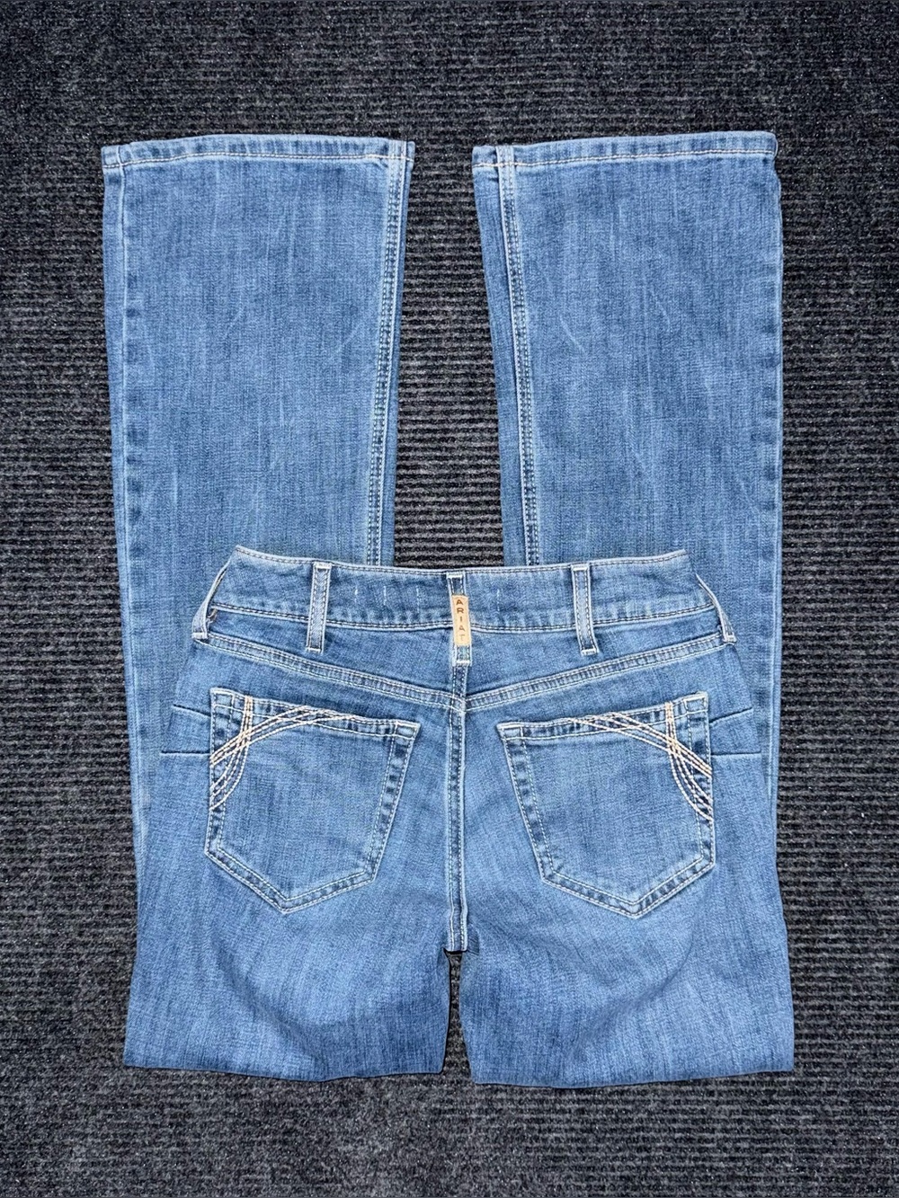Ariat Perfect Rise Naz Boot Cut Blue Jeans Sz 26 R 10058919 Cowgirl Western EUC
